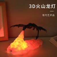 3D พิมพ์ไฟจรวดของขวัญแปลกใหม่เครื่องประดับผลิตภัณฑ์สร้างสรรค์อิเล็กทรอนิกส์ข้ามพรมแดน led ไฟกลางคืน