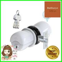 ลูกบิดห้องเก็บของ CYBER LOCK PRESTO K2-14 หัวกลม สีขาวSTOREROOM KNOB CYBER LOCK PRESTO K2-14 BALL HEAD WHITE **จัดส่งด่วนทั่วประเทศ**