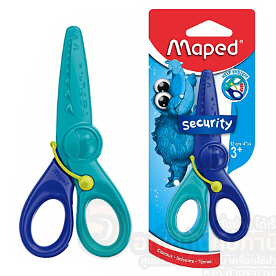 กรรไกร Maped มาเพ็ด กรรไกรเด็ก KIDI ขนาด 4 นิ้ว รหัส SC/472110 จำนวน 1ชิ้น พร้อมส่ง