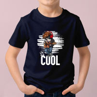 เสื้อผ้าเด็ก เสื้อยืดเด็ก Dog Cool เสื้อเด็กคอกลมแขนสั้น