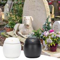 ✴▪Gato FORA Pet Cerâmica Vasilha Memorial Urna Pot Lembrança Caixporcelana Jar Cinzas Armazenmemento Burial Holder