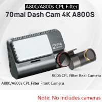 for  70mai Dash Cam A800s CPL Polarizing 70mai pro plus+A500s or RC06 Rear camera CPL Filter for 70mai A800 Static Sticker