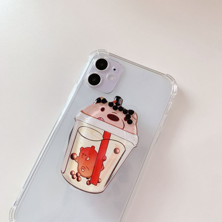 universal-cute-cartoon-bear-quicksand-foldable-mobile-phone-finger-ring-bracket-handle-air-bag-bracket-accessories-for-iphone