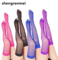 Shengrenmei 2019 Sexy Medias ถุงน่องยาวถึงต้นขาถุงน่องเด็กหญิงสูงกว่าเข่า Hosiery ตาข่ายขนาดใหญ่