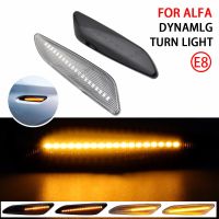 2Pcs LED Dynamic Side Marker Light Arrow Turn Signal Blinker Lamps For Alfa Romeo 156 147 / Fiat Tipo / Lancia Delta 3 Ypsilon