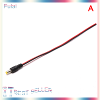 Fulai 12V DC Connector MALE FEMALE JACK CABLE ADAPTER ความยาว30ซม.สำหรับกล้องวงจรปิด