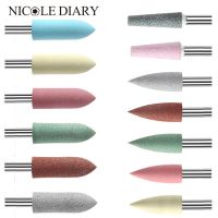 Silicone Nail Drill Bit Rubber Manicure Drills Electric Rotary Mills Cutter Cuticle Polishing Tools Nail Art Machine Accessories