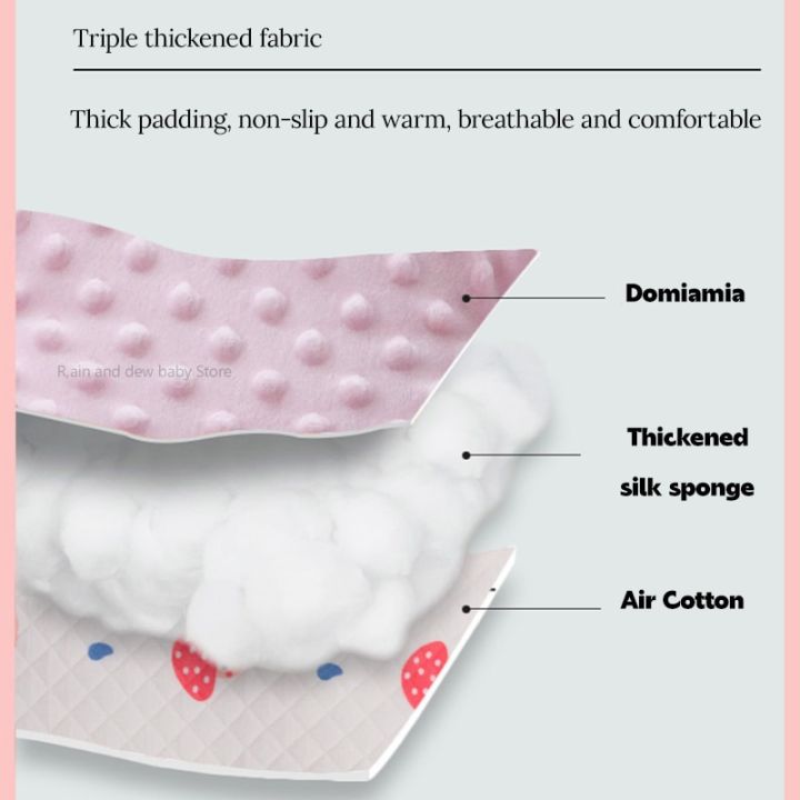 เบาะรถเข็นเด็กแบบมีเบาะสำหรับรถเข็นเด็กแรกเกิดที่บุรองรถเข็นเด็กเด็กเบาะรถเข็นที่นอนเบาะรองนั่งรถเข็นเด็กทารกฤดูหนาว