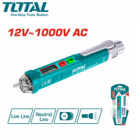 TOTAL ปากกาวัดแรงดันไฟฟ้า 12V-1000V แบบไม่ต้องสัมผัส รุ่น THT2910003 และ THT29100026 ( Non contact AC Voltage Detector )