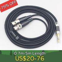 6.5Mm XLR 4.4Mm หูฟังไนลอนนุ่มพิเศษสายเคเบิล OFC สำหรับ Audeze LCD-3 LCD-2 LCD-X LCD-XC LCD-4Z LCD-MX4 LCD-GX ชุดหูฟัง LN00755 2023Hot