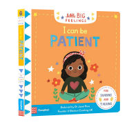 English original picture book I can be patient I can have patience mechanism operation book paper board book childrens emotion control management parent-child interaction picture little big feelings