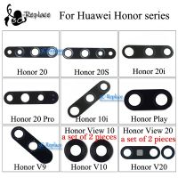 【✲High Quality✲】 baoyao สำหรับ Huawei Honor V9 V10 V20เล่น20 10i 20i 20S 20 Pro View 10 View 20 Back กระจกกล้องถ่ายรูปฝาปิดเลนส์อะไหล่ซ่อม