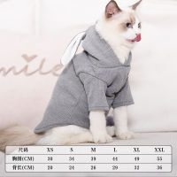 Free shipping cat clothes spring and summer clothes hooded sweater dog clothes cute bunny clothes two-legged bottoming shirt