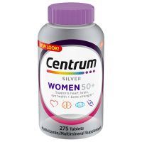 Centrum Silver Women 50 + อาหารเสริมวิตามิน,275เม็ด