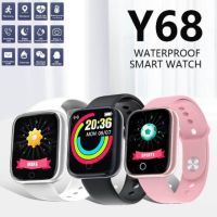 มีราคาส่งทุกชิ้น Smart Watch Y68 นาฬิกาอัจฉริยะ นาฬิกาบลูทูธ จอทัสกรีน IOS Android สมาร์ทวอท D20 นาฬิกาข้อมือ นาฬิกา นาฬิกาผู้ชาย นาฬิกาผู้หญิง