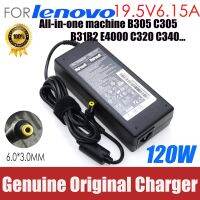 ต้นฉบับ19.5V 6.15A 120W 6.3x3 0อะแดปเตอร์ AC มมสำหรับ Lenovo ทุกในเครื่องเดียว B305 C305 B31R2 E4000 C320 C340 41A9734 41A9732