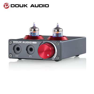 Douk Audio Mini JAN5654 Vacuum Tube Phono Preamp for Turntables PhonePCMP3 Home Stereo Audio Preamp Headphone Amplifier