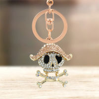 Cute Hat Ghost Skull Head Keychain Key Chain Key Ring Holder Bag Pendant Accessories Keyring