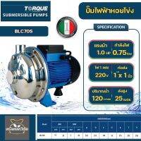 TORQUE รุ่น BLC70S ปั๊มหอยโข่งทอร์ค แบบใบพัดเดี่ยว ปั๊มน้ำหอยโข่งไฟฟ้า