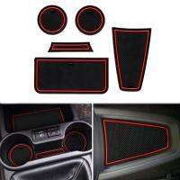 Anti-Slip Gate Slot Cup Mat for Lada Granta Non-slip mat Accessories Door Pad 5/9/16pcs PVC Coaster