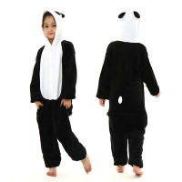 ชายหญิงสัตว์ Kigurumi ชุดนอนฤดูหนาว Warm Licorne Panda Stitch Onesies เด็ก Flannel ชุดนอนเด็กฮาโลวีน Jumpsuit