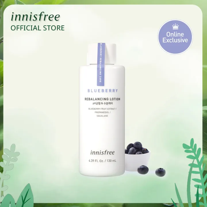 Innisfree Blueberry Rebalancing Lotion 130ml Moisturiser Emulsion Lazada