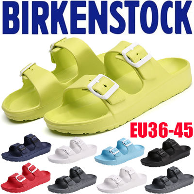 TOP☆New Fashion EU 36-45 Birkenstocks Slippers Summer Unisex EVA Sandals Flip Flops Shoes Slippers Casual Beach Shoes Plus Size