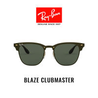 Ray-Ban Blaze Clubmaster - RB3576N 043/71 - size 47 แว่นตากันแดด