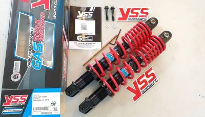 โช้คแก๊ส Yss Yamaha NMax 155 ปี 15-19 / Honda PCX ปี 15-17 DTG Plus สปริงแดง