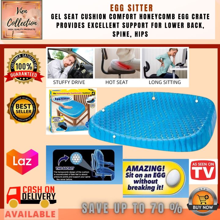 As Seen on TV Egg Sitter Seat Cushion Blue