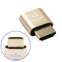 จออะแดปเตอร์เสมือน Vga Hdmi 1.4 Ddc Edid ปลั๊กหลอก Headless ผี Em88หน้าจอจำลองการแสดงผล1ชิ้น