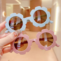 +2022 New Sun Flower Round Cute Kids Sunglasses UV400 for Boy Girls Toddler Lovely Baby Sun Glasses Children Oculos De Sol