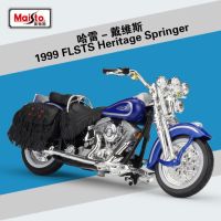 Maisto โมเดลรถมอเตอร์ไซค์1:18 Harley 1999 Flsts Heritage Springer โมเดลมอเตอร์ไซค์อัลลอยจำลองถนนโลหะสำหรับเด็ก