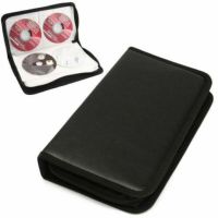 80 Disc PU DVD CD Storage CD Holder Carry Bag Case DJ Faux Leather Case Storage Holder Organizer Wallet Box For VCD DVD CD