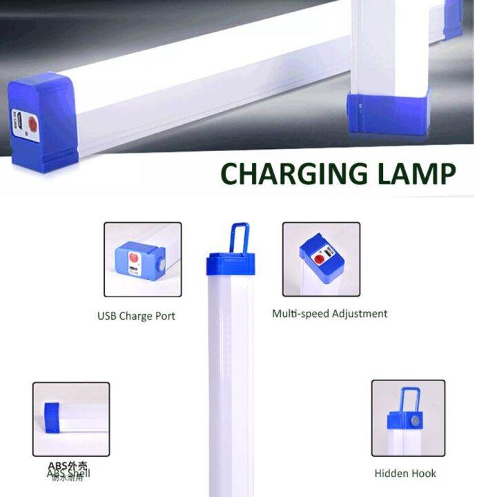 หลอดไฟ-led-ไฟฉุกเฉิน-3โหมด-100w-80w-60wหลอดไฟติดกำแพง-หลอดไฟแขวน-ชาร์จ-usb-ไร้สาย-ใช้งานง่าย-พกพาสะดวก