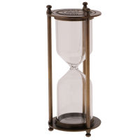 1Pc Retro Metal Frame Empty Hourglass Sandglass Sand Timer for Office Home Room Decor Birthday Novelty Gift Prize Home Decor