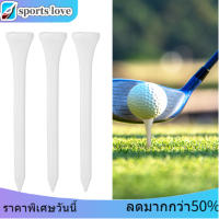 Sports love Golf Tee Wood 100 ชิ้น 70 มิลลิเมตรไม้ไม้กอล์ฟประเดิมการฝึกอบรมการปฏิบัติผู้ถือบอลสำหรับผู้เริ่มต้นนักกอล์ฟ