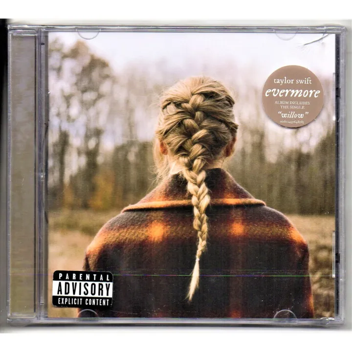 Taylor Swift - Evermore ( CD ) ( 15 Songs + 2 Bonus Tracks )【 Stock
