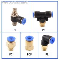 Pneumatic Air Connector Fitting PC/PCF/PL/PB/SL 4mm 6mm 8mm Thread 1/8 1/4 3/8 1/2 Straight Hose Fittings Pipe Quick Connectors