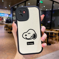 เคส Realme C11 Case Snoopy leather ซิลิโคนนุ่มกล้องหน้าเต็มหน้า ป้องกันกล้อง กันกระแทก ฝาหลัง