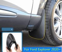 บังโคลนรถสำหรับ Ford Explorer 2020 2021บังโคลน S อุปกรณ์ผ้าคลุมบังโคลนรถยนต์หน้าหลังบังโคลนแผ่นกันโคลนแผ่นกันกระเซ็น