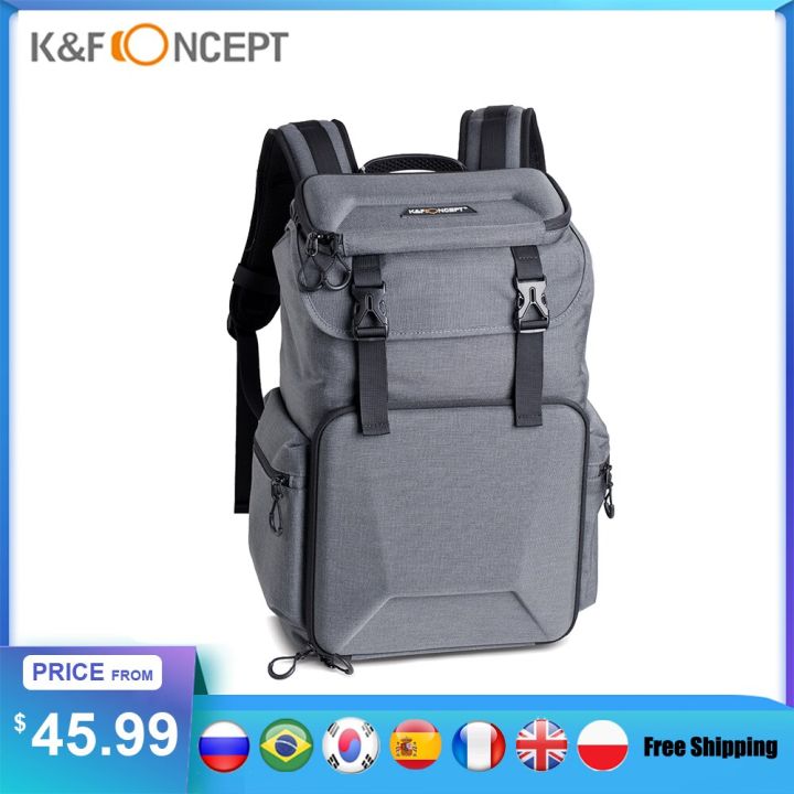 k-amp-f-เป้ใส่กล้องถ่ายรูปแนวคิดกันน้ำกระเป๋ากล้องถ่ายรูป-mochila-fotografia-พร้อมหัวเข็มขัดล็อคตัวแยกที่ถอดออกได้กระเป๋ากล้อง