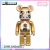 Bearbrick electroplated gold dharma qualified 400 per cent - ảnh sản phẩm 1