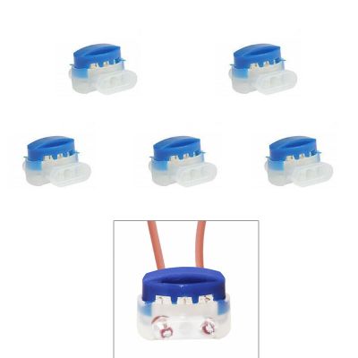 hot✾  5Pcs IDC 314 Terminal Block Wire Electrical Data Communication Cable Robotic Lawn Mower Resin Conector