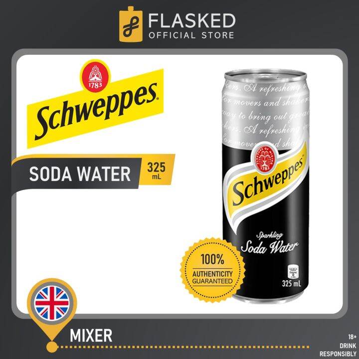 Schweppes Soda Water 325mL Lazada PH