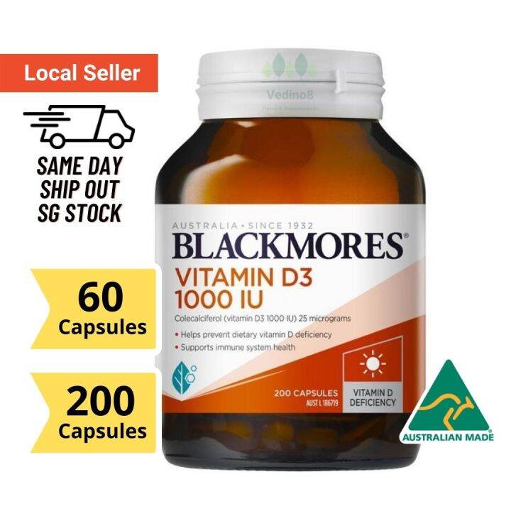 Blackmores Vitamin D3 1000IU / Calcium Magnesium Vitamin D - Made in ...