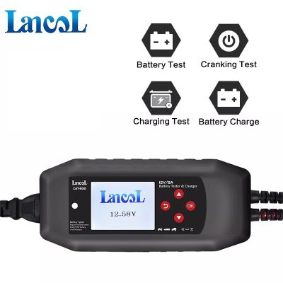 Lancol CAT-500 12V เครื่องทดสอบแบตเตอรี่8A แบตเตอรี่ Charger Maintainer อัตโนมัติ Trickle Charge ตะกั่วกรด Baterai Litium