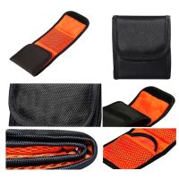 +【】 Lens Filter Bag Pouch Housing Portable Up To 82Mm 3 Pockets Wallet Carrying Multiftional Camera Accessories Organizer Storage