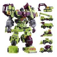 ราคาดีที่สุด NBK Devastator 6IN1ชุด Bulldozer Bonecrusher GT KO Transformation ของเล่นรูป