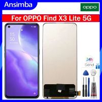 หน้าจอ Ansimba TFT สำหรับออปโป้ไฟนด์ X3 Lite CPH2145สัมผัสหน้าจอ LCD หน้าจอดิจิตอลแทนการประกอบสำหรับออปโป้ไฟนด์ X3 Lite